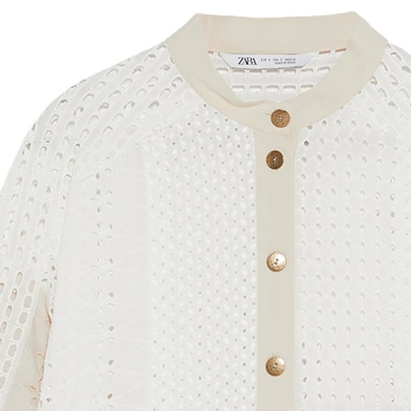 LIMITED EDITION ZARA STUDIO PATCHWORK SHIRT
Zara Collection White Blouse - Picture 5 of 10